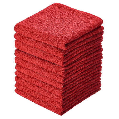 アイ・フィット おしぼりタオル ワインレッド HT-WR10 1パック(10枚)