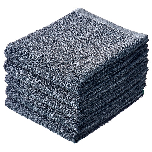 アイ・フィット フェイスタオル チャコールグレー FT-CG5 1パック(5枚)