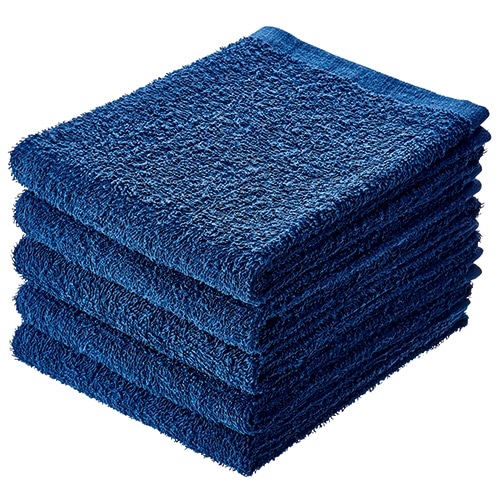 アイ・フィット フェイスタオル ネイビー FT-NV5 1パック(5枚)