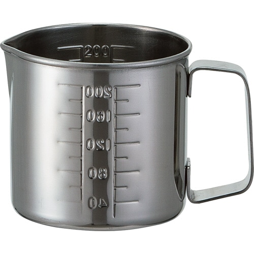 アズワン　ステンビーカー　２００ｍｌ　手付き　６－２２４－０１　１個