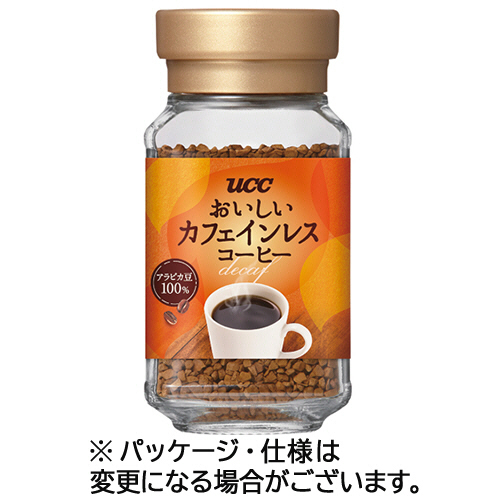 ＵＣＣ　おいしいカフェインレスコーヒー　４５ｇ　瓶　１本