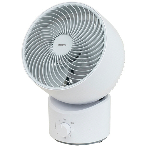 ＹＡＭＡＺＥＮ　１８ｃｍサーキュレーター　ホワイトグレー　ＹＡＳ－ＢＦＫＷ１８１（ＷＨ）　１台