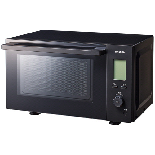 ツインバード　センサー付フラット電子レンジ　２３Ｌ　ブラック　ＤＲ－Ｆ４２３Ｂ　１台