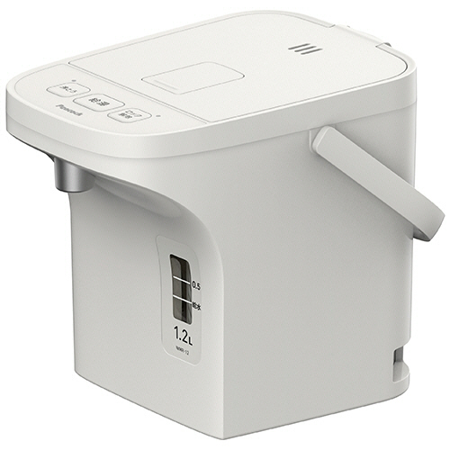ピーコック　電気ポット（電動給湯式）　早沸きタイプ　１．２Ｌ　アッシュホワイト　ＷＭＲ－１２　１台