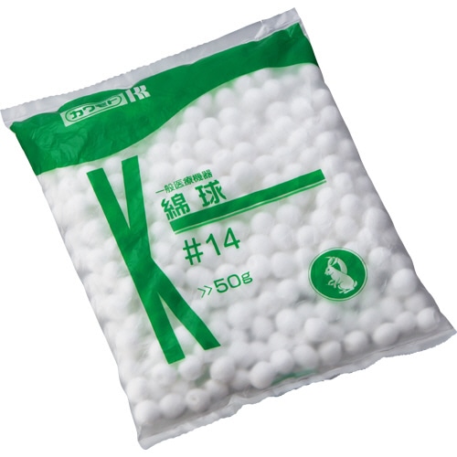 カワモト 綿球 #14 50g 023-300001-00 1パック