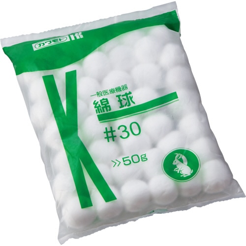 カワモト 綿球 #30 50g 023-300004-00 1パック