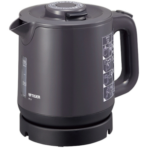 タイガー魔法瓶　業務用蒸気レス電気ケトル　０．８Ｌ　グレー　ＰＣＪ－Ｈ０８１Ｈ　１台