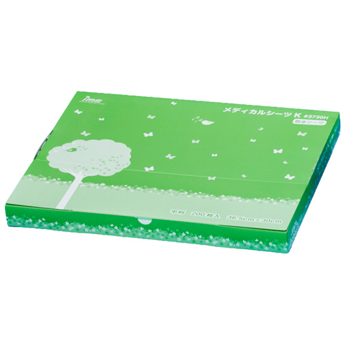 イワツキ　メディカルシーツＫ　＃３７３０Ｈ　平判　３６．５×３０ｃｍ　００４－４０８０９　１箱（２００枚）