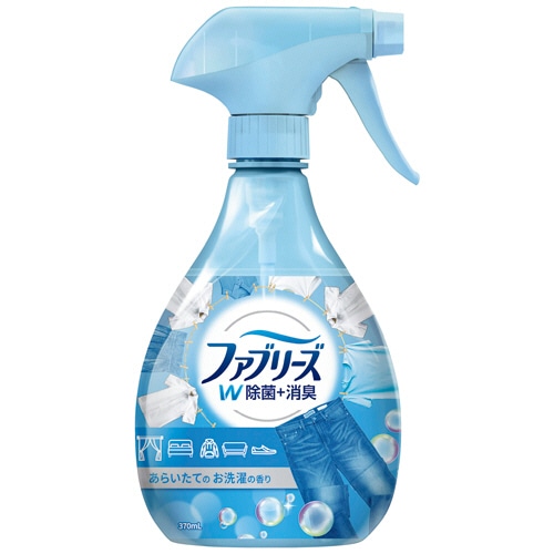 P&G ファブリーズ ダブル除菌 あらいたてのお洗濯の香り 本体 370ml 1本