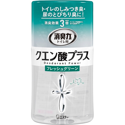 エステー トイレの消臭力 クエン酸プラス フレッシュグリーン 400ml 1個