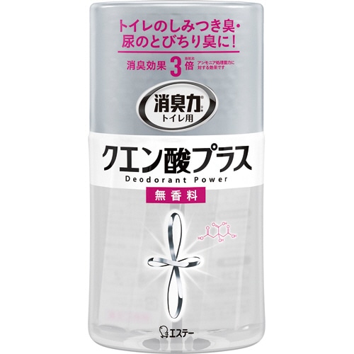 エステー トイレの消臭力 クエン酸プラス 無香料 400ml 1個