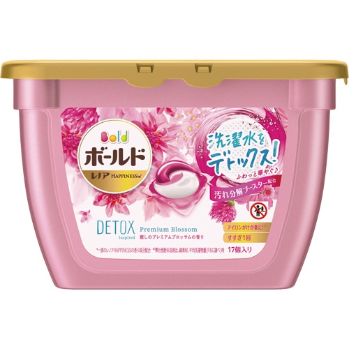 P&G ボールド ジェルボール3D 癒しのプレミアムブロッサムの香り 本体 1パック(17個)
