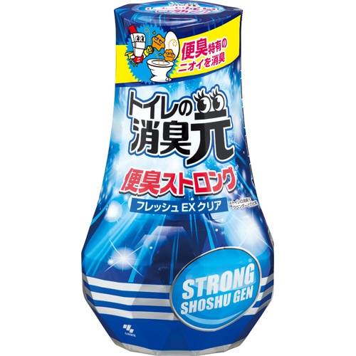 小林製薬 トイレの消臭元 便臭ストロング フレッシュEXクリア 400mL 1個