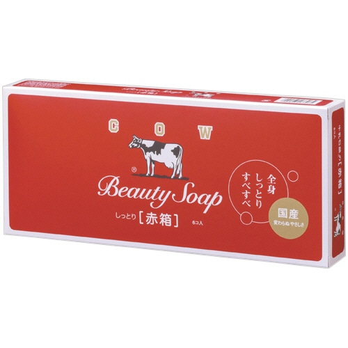 牛乳石鹸共進社　カウブランド　赤箱　８５ｇ／個　１箱（６個）
