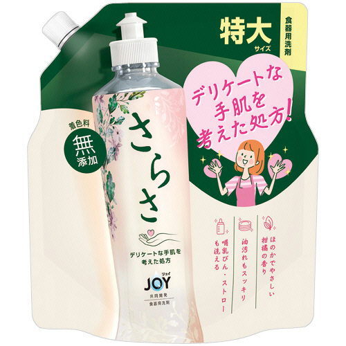 Ｐ＆Ｇ　さらさ　食器用洗剤　つめかえ用　特大　６２０ｍＬ　１個