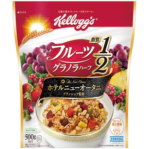 日本ケロッグ フルーツグラノラ ハーフ 500g 1パック