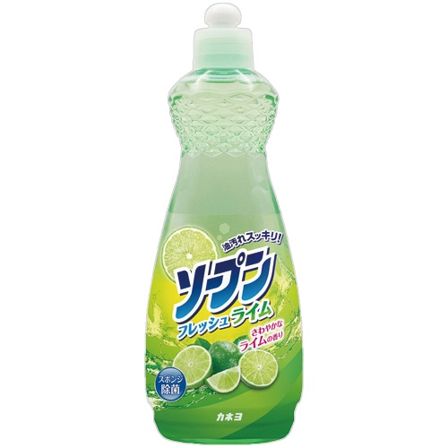 カネヨ石鹸　ソープン　フレッシュライム　本体　６００ｍＬ　１本