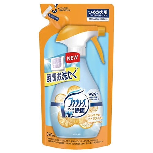 P&G ファブリーズ さわやかなシトラスの香り つめかえ用 320ml 1個