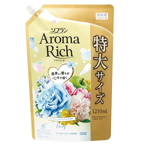 ライオン ソフラン アロマリッチ フェアリー つめかえ用特大 1210ml 1パック