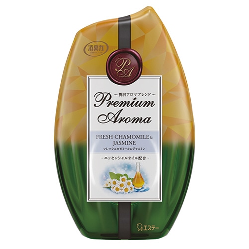 エステー お部屋の消臭力 Premium Aroma フレッシュカモミール&ジャスミン 400ml 1個