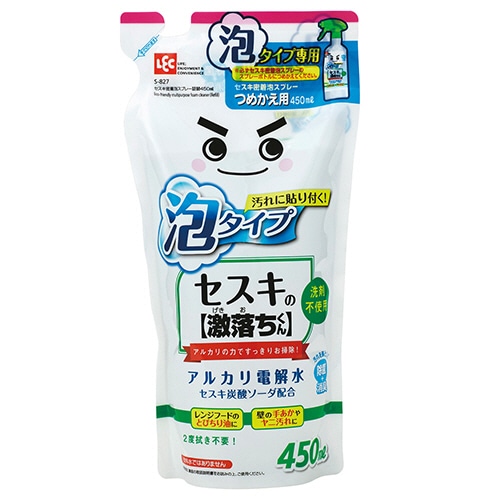 レック セスキの激落ちくん 泡密着スプレー つめかえ用 450ml 1パック