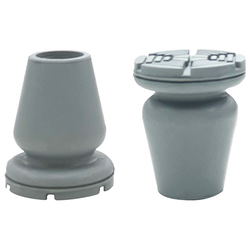 竹虎　松葉杖　タケトラクラッチ交換用パーツ　杖先ゴム　１組（２個）