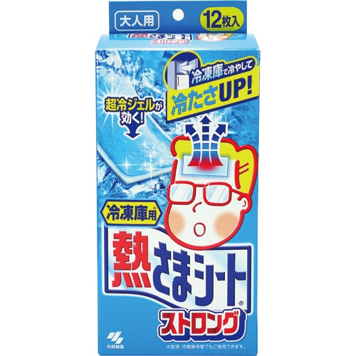 小林製薬　冷凍庫用　熱さまシート　ストロング　大人用　１箱（１２枚）