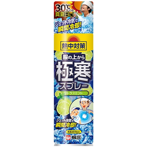 小林製薬 熱中対策 服の上から極寒スプレー シトラスミント 330ml 1本