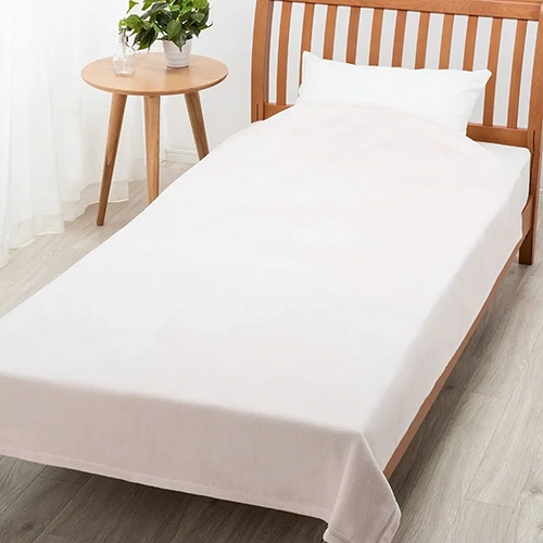 西川　ボーテ　シール織綿毛布　ＢＥ３６０４　１６０×２１０ｃｍ　ピンク　ＦＱ０３１５１０１９１００　１枚