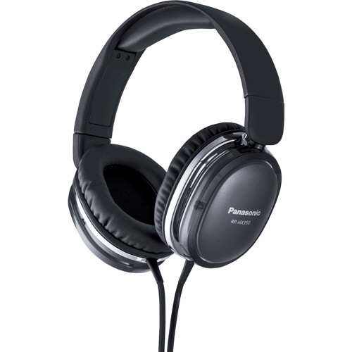 パナソニック 密閉型ダイナミックステレオヘッドホン ブラック RP-HX350-K 1個