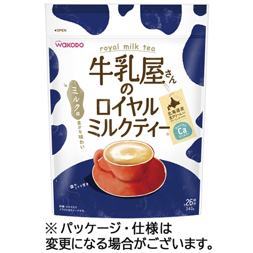 アサヒグループ食品 WAKODO 牛乳屋さんのロイヤルミルクティー 340g 1袋