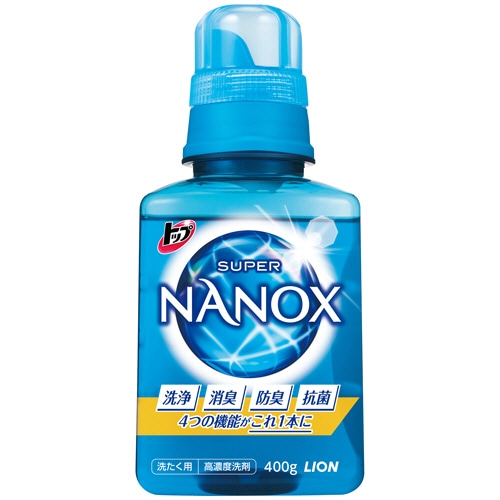 ライオン トップ スーパーNANOX 本体 400g 1本