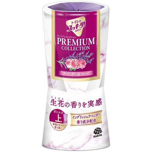 アース製薬　トイレのスッキーリ！　プレミアムコレクション　ラベンダー＆ローズ　４００ｍＬ　１個