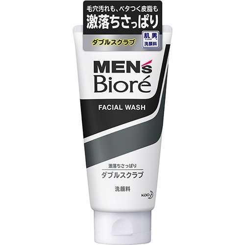 花王 メンズビオレ ダブルスクラブ洗顔 130g 1本