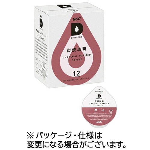 UCC DRIP POD(ドリップポッド) 鑑定士の誇り 炭焼珈琲 1箱(12杯)