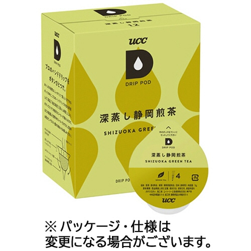 UCC DRIP POD(ドリップポッド) 深蒸し静岡煎茶 1箱(12杯)