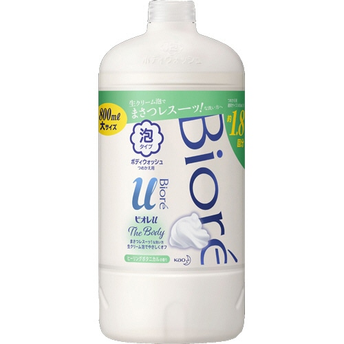 花王 ビオレu ザ ボディ 泡タイプ ヒーリングボタニカルの香り つめかえ用 800ml 1本