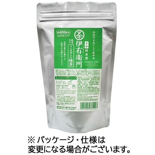 宇治の露製茶 伊右衛門 抹茶入インスタント緑茶 200g 1パック