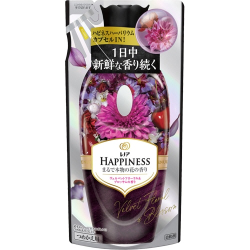 P&G レノアハピネス ヴェルベットフローラル&ブロッサムの香り つめかえ用 430ml 1パック