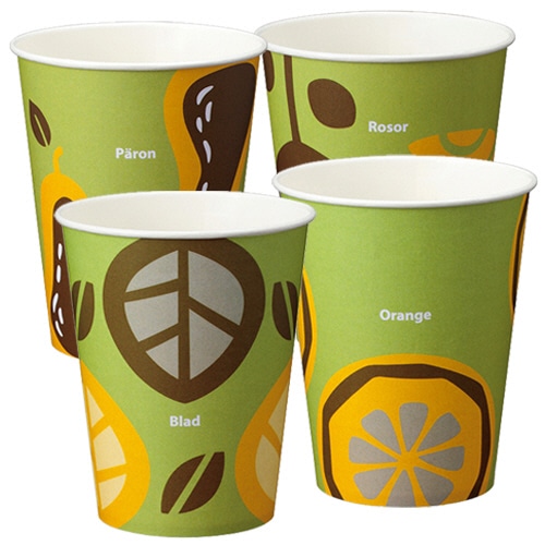 TANOSEE 紙コップ Nostalgi 275ml(9オンス) 1パック(100個)