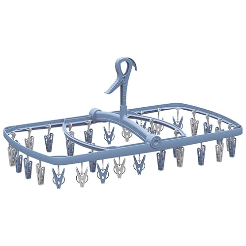 東和産業 SDS折りたたみ角ハンガー ピンチ32個付 1個