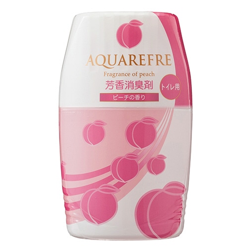 ライオンケミカル アクアリフレ 芳香消臭剤 トイレ用 ピーチの香り 400mL 1個