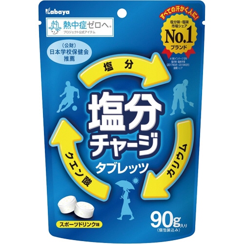 カバヤ 塩分チャージタブレッツ 90g 1パック