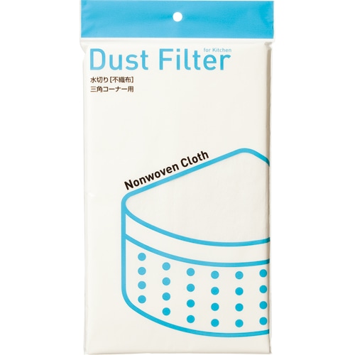 TANOSEE 水切り袋 不織布タイプ 三角コーナー用 1パック(35枚)
