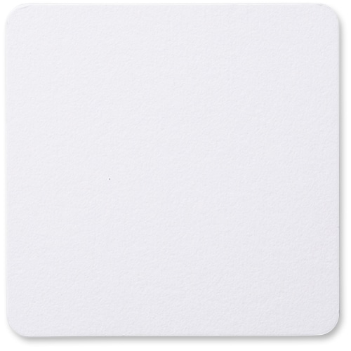 TANOSEE ペーパーコースター 無地 角 薄型 1パック(100枚)