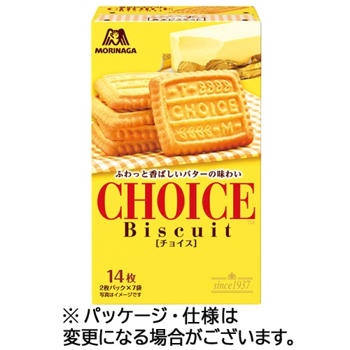 森永製菓 チョイスビスケット (2枚×7袋) 1箱