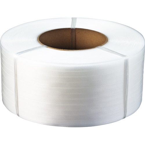 TANOSEE PPバンド 自動梱包機用 15mm×2500m 半透明 1巻