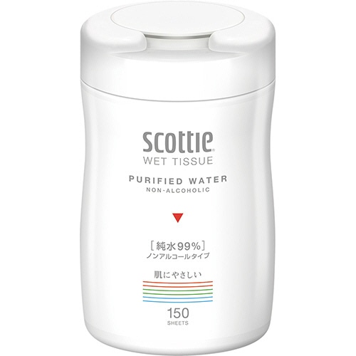 日本製紙クレシア スコッティ ウェットティシュー 純水99% 本体 1本(150枚)