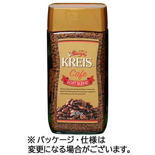 クライス　カフェ　ジャパン　インスタントコーヒー　ソフトブレンド　１００ｇ　瓶　１本