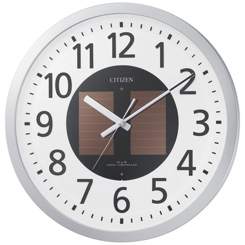シチズン 電波ソーラークロック シルバー 4MY815-019 1台